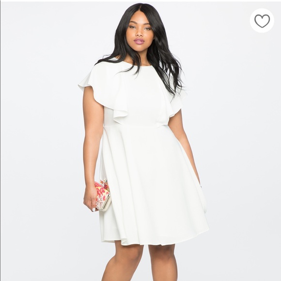 Eloquii Dresses & Skirts - Cream Flowy Dress